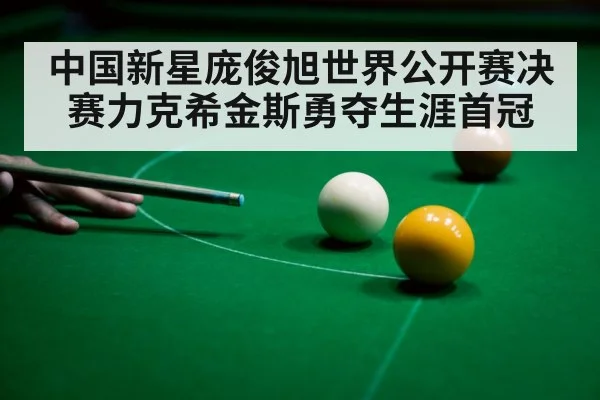 中国新星庞俊旭世界公开赛决赛力克希金斯勇夺生涯首冠